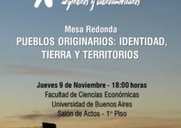 Mesa redonda con pueblos originarios