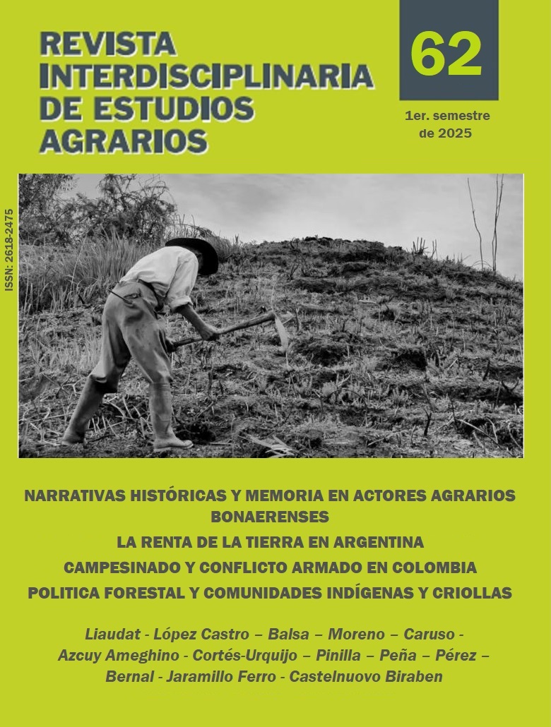 Revista Interdisciplinaria de Estudios Agrarios